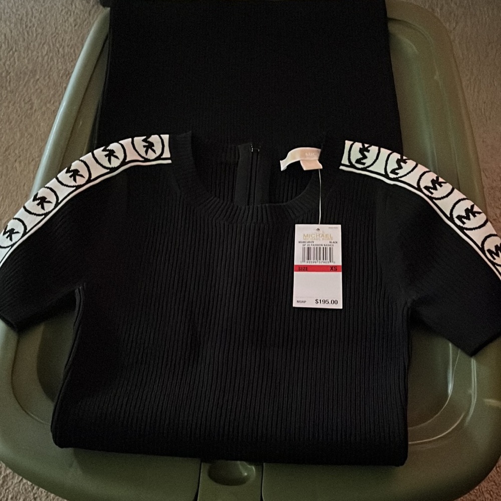NEW MICHAEL MICHAEL KORS MIDI DRESS. - Picture 5 of 5